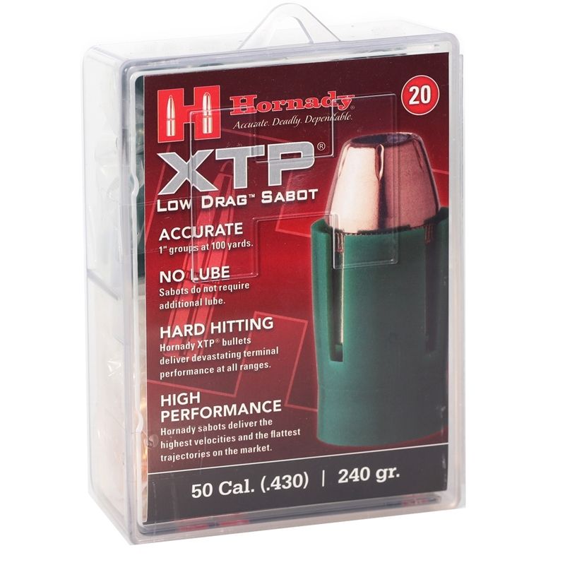Hornady 6720 XTP  50 Cal Hollow Point 240 GR 20 Per Box