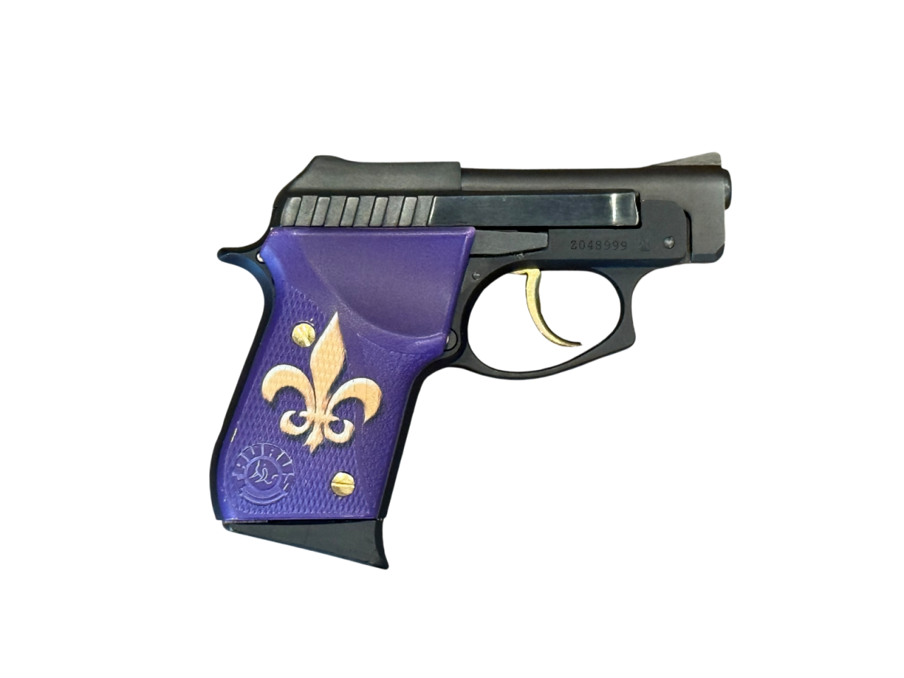 *USED* Taurus PT22 .22LR Semi-Auto Pistol, w/1 mag, original case, Purp/Gold