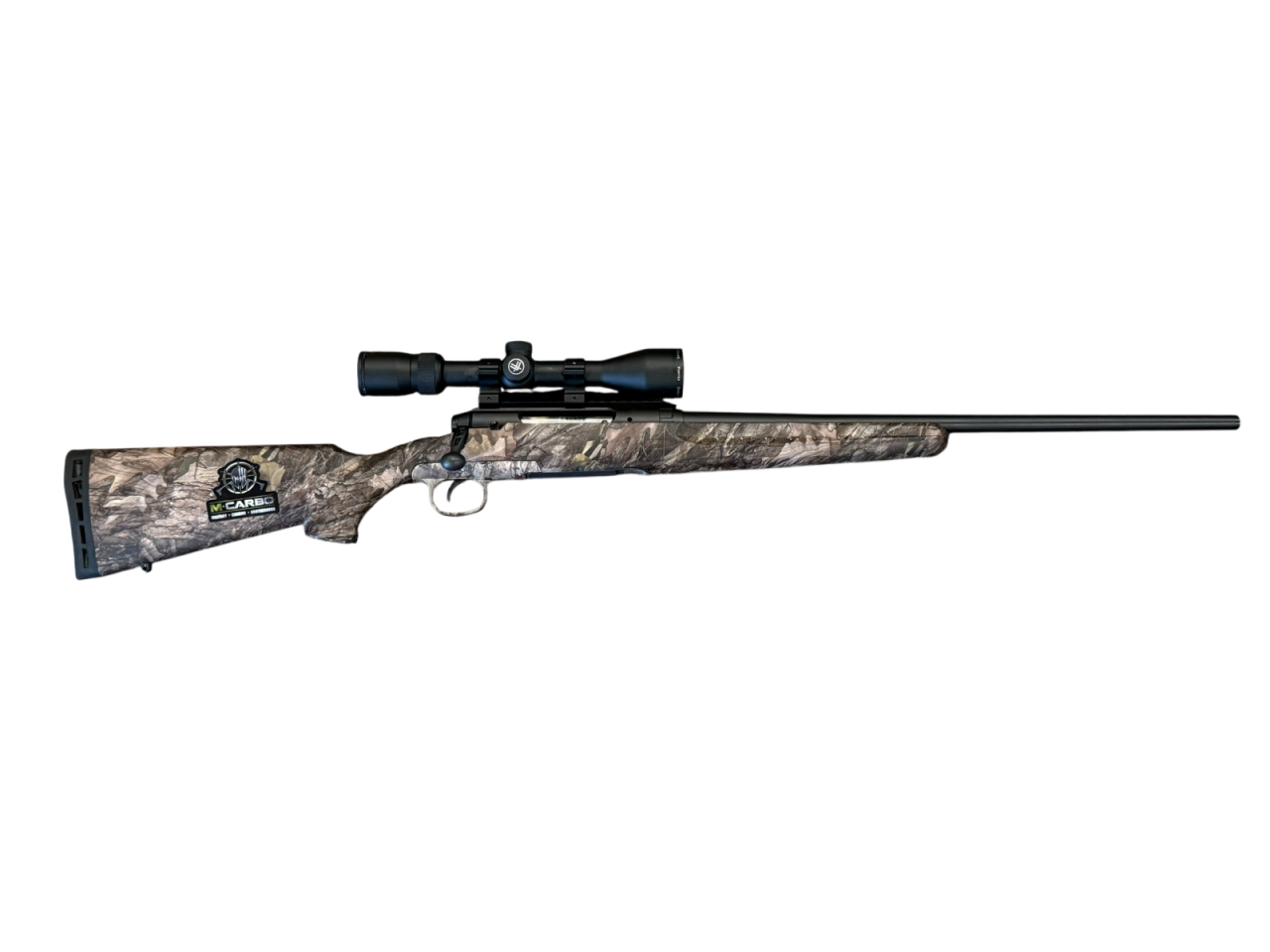 *USED* SAVAGE AXIS 22" 6.5CM BOLT ACTION RIFLE, REALTREE CAMO, W/ 2 MAGS, VORTEX DIAMONDBACK 4-12x40 SCOPE