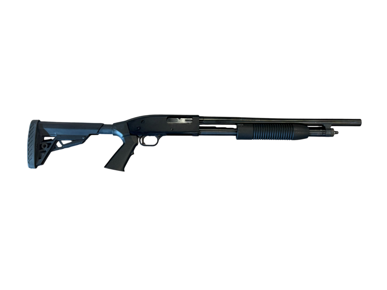 *USED* MAVERICK ARMS 88 18.5" 12GA PUMP SHOTGUN, BLK, W/ EXTRA STOCK &amp;BARREL