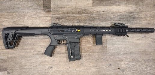 *USED* PANZER ARMS AR TWELVE KMR 18" 12GA SHOTGUN, BLK, W/ 1 MAG, NO BOX