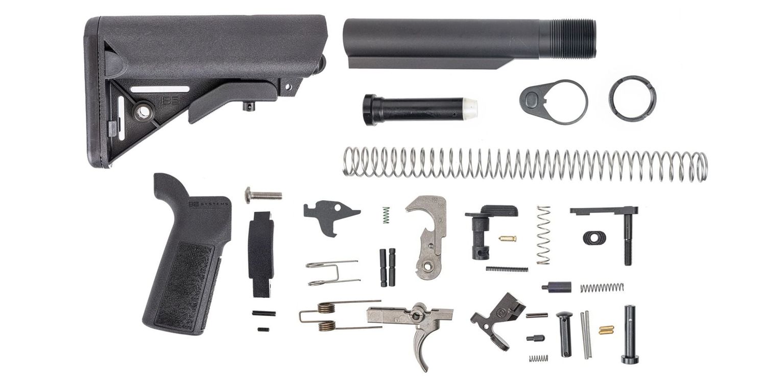 PSA B5 Systems EPT Lower Build Kit with SOPMOD Enhanced Stock, Black, 51655130460