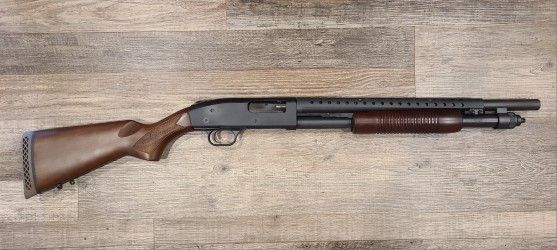 *CONS* MOSSBERG 590 RETRO 18.5" 12GA PUMP SHOTGUN, BLK/WOOD