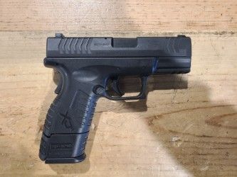 *CONS* SPRINGFIELD XDM-9 COMPACT 3.8" 9MM PISTOL, BLK W/ 4 MAGS, SPRINGFIELD CASE/ACCYS