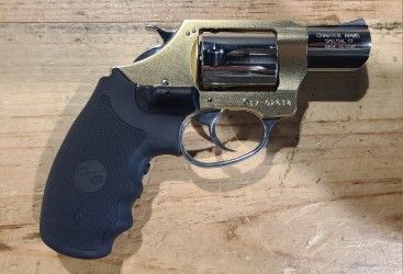*USED* (NEVER FIRED) CHARTER ARMS "THE CHIC LADY" 2" 38SPL 5 SHOT REVOLVER, W/ C.T. LASER GRIP, CHIC LADY CASE