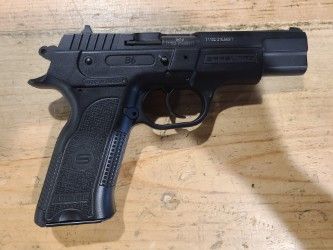 *USED* SARSILMAZ B6 4.5" 9MM PISTOL, BLK, W/ 2 MAGS, ORIGINAL CASE