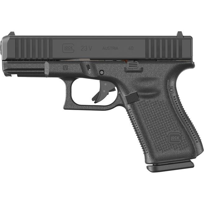 GLOCK 23 V 4" 40S&amp;W PISTOL, 3/13RD, BLK, 764503067907, PV2350203