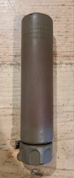 *USED* SUREFIRE SOCOM 7.62 MINI 2 .30CAL SUPPRESSOR, FDE