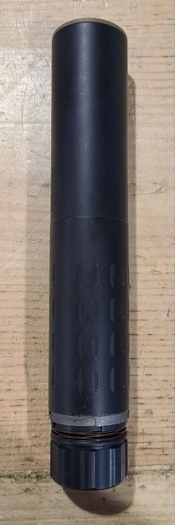 *USED* SILENCERCO HYBRID .46CAL SUPPRESSOR, BLK, W/ KEYMO MOUNT