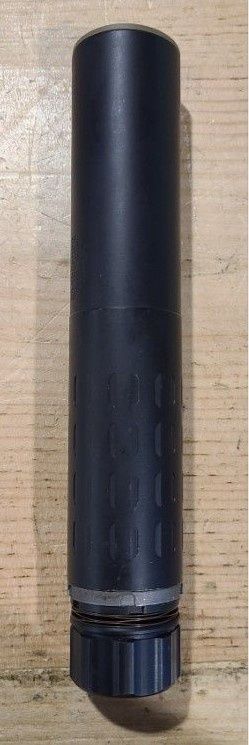 *USED* SILENCERCO HYBRID .46CAL SUPPRESSOR, BLK, W/ KEYMO MOUNT