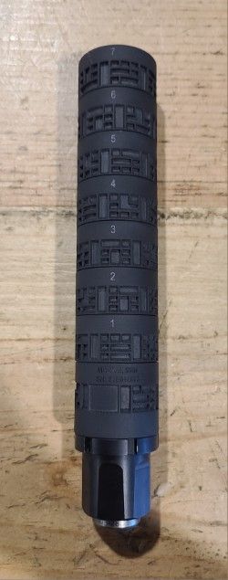 *USED* SIG SAUER MODX-9 9MM SUPPRESSOR, BLK, W/ 1/2X28 BOOSTER, FIXED SPACER, ORIGINAL BOX