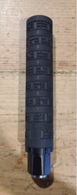 *USED* SIG SAUER MODX-9 9MM SUPPRESSOR, BLK, W/ 1/2X28 BOOSTER, FIXED SPACER, ORIGINAL BOX