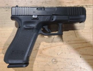 *USED* GLOCK 45 GEN 5 4.5" 9MM SEMI-AUTO PISTOL, BLK, COMES W/ 3 MAGS, ORIGINAL CASE, ACCYS