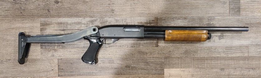 *CONS* REMINGTON WINGMASTER 870 18" 12GA PUMP-ACTION SHOTGUN, BLK/WOOD, COMES W/ EXTRA BARREL, FURNITURE, BOX
