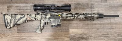 *USED* REMINGTON R25 20" .308 SEMI-AUTO RIFLE, CAMO, COMES W/ 1 MAG, SCOPE, NO BOX
