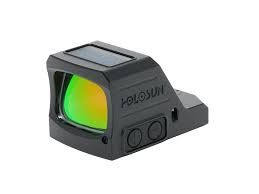 Holosun  Red Dot, Open Pistol Sight, 2 MOA Dot with 32 MOA Circle, RMR Footprint, 1X Magnification, Anodized Black, 810047074557, HS507C-X3-RD