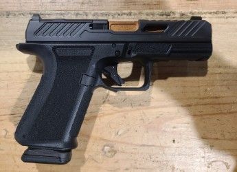 *USED* SHADOW SYSTEMS MR920 ELITE 4" 9MM SEMI-AUTO PISTOL, BLK/BRONZE, COMES W/ 2 MAGS, ORIGINAL BAG/ACCYS
