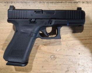 *USED* GLOCK 19M GEN 5 9MM SEMI-AUTO PISTOL, BLK, COMES W/ ORIGINAL CASE/ACCYS