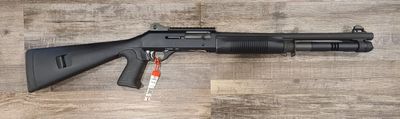 *USED* BENELLI M4 12GA SEMI-AUTO SHOTGUN, BLK, COMES W/ ORIGINAL BOX/ACCYS