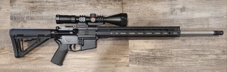 *CONS* BALLISTIC ADVANTAGE DCP3 22" 6MM ARC SEMI-AUTO RIFLE, BLK, COMES W/ OPTIC, NO MAG, NO BOX
