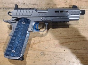 *USED* KIMBER RAPIDE 5.5" 9MM SEMI-AUTO PISTOL, SS/BLUE, COMES W/ 2 MAGS, ORIGINAL CASE