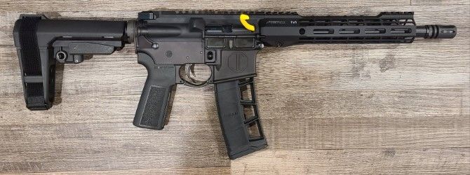 JMAC/B.A. AR9 PISTOL, 11" 9MM MODERN, B5/SBA3, BLK, RB067