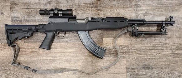 *CONS* RUSSIA/KBI SKS-45 20" 7.62X39 SEMI-AUTO RIFLE, COMES W/ SIMMONS SCOPE, 1 MAG, NO BOX