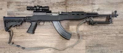 *CONS* RUSSIA/KBI SKS-45 20" 7.62X39 SEMI-AUTO RIFLE, COMES W/ SIMMONS SCOPE, 1 MAG, NO BOX