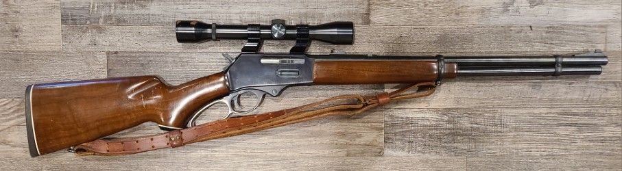 *USED* MONTGOMERY WARD/WESTERNFIELD M72 LEVER-ACTION 30-30 RIFLE, BLK/WOOD, COMES W/ WEAVER SCOPE, NO BOX