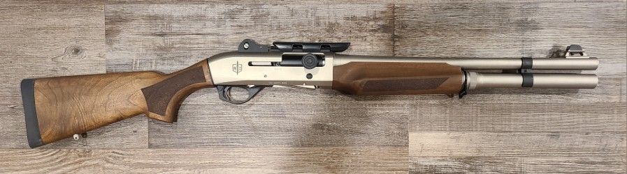 *CONS* MAC 1014 12GA SHOTGUN, WOOD/STNLS, COMES W/ ORIGINAL CHOKES, NO BOX