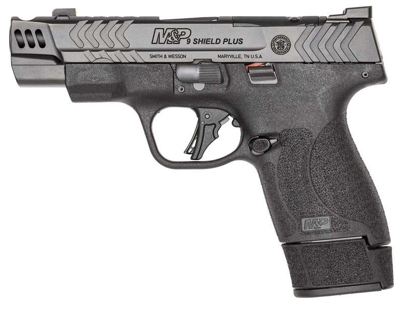 Smith and Wesson M&amp;P9 Shield Plus Carry Comp OR 9mm 4" Barrel 15-Rounds, 022188895872, 13990