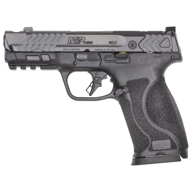S&amp;W M&amp;P 10MM P.C. CARRY COMP, 4" 10MM PISTOL, 2/15RD, BLK, 022188901795, 14413