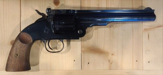 *CONS* UBERTI SCHOFIELD .45LC REVOLVER, WOOD/BLK, COMES AS IS NO BOX