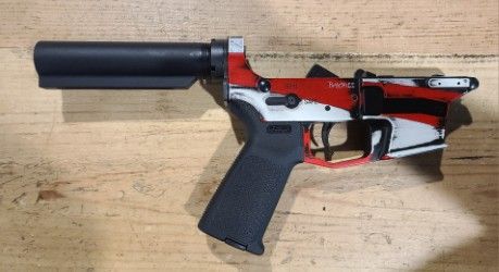 *USED* CMMG BANSHEE 9MM LOWER, FLAG, COMPATIBLE W/ RDB UPPER, NO BOX