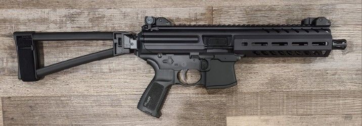*USED* SIG SAUER MPX 8" 9MM PISTOL, BLK, COMES W/ 4 MAGS, NO BOX