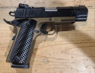 *USED* GLFA GL-1911 4.25" 9MM 1911 O.R. PISTOL, BLK/CB, W/ 1 MAG, NO BOX