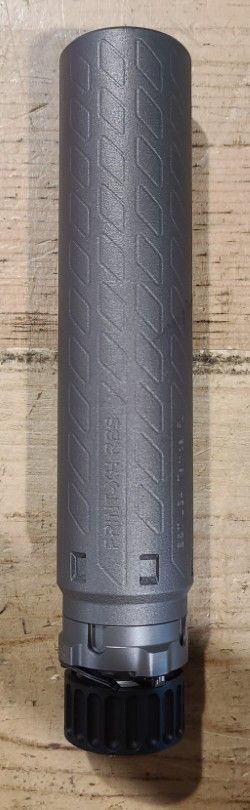 *USED* B&amp;T PRINT-XH RBS 5.56MM SUPPRESSOR, GRY, COMES W/ B&amp;T SUREFIRE MOUNT, ORIGINAL BOX/ACCYS
