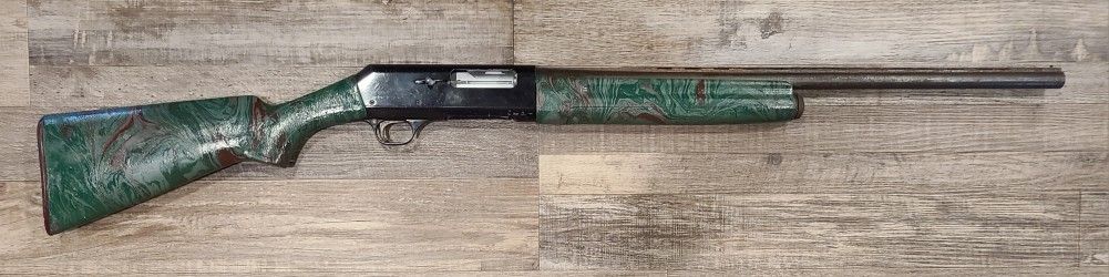 *USED* S.A. LUIGI FRANCHI/STOEGER 24" SEMI-AUTO 20GA SHOTGUN, BLK/CAMO, COMES W/ NO BOX
