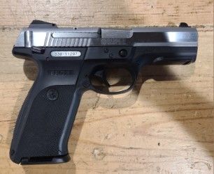 *CONS* RUGER SR9 4" 9MM PISTOL, BLK/STNLS, COMES W/ 1 MAG, NO BOX
