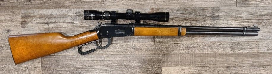 *USED* WINCHESTER MODEL 94 20" 30-30 RIFLE, WOOD/BLK, COMES W/ TASCO SCOPE, NO BOX