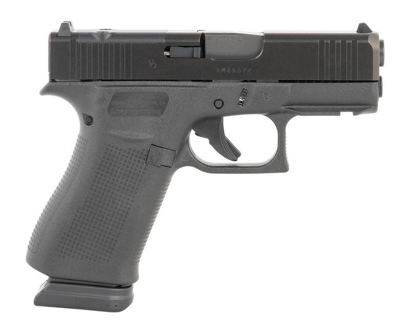 GLOCK 43X MOS FS FR 3.41" 9MM PISTOL, 2/15RD, BLK, 764503072864, UX4350203FRMOS