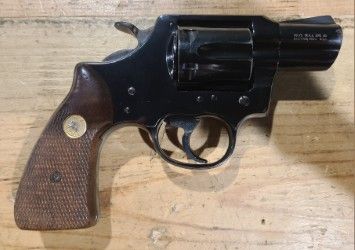 *CONS* COLT LAWMAN MK III 2" 357MAG 6 SHOT REVOLVER, BLK/WOOD