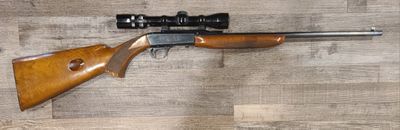 *CONS* BROWNING SA22 10+1 18" 22LR RIFLE, WOOD/BLK, COME W/ SCOPE, NO BOX