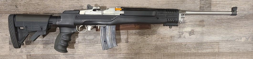 *CONS* RUGER RANCH RIFLE "MINI-30" 30+1 18.5" 7.62X39 RIFLE, BLK/STNLS, COMES W/ 1 MAG, NO BOX