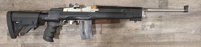 *CONS* RUGER RANCH RIFLE "MINI-30" 30+1 18.5" 7.62X39 RIFLE, BLK/STNLS, COMES W/ 1 MAG, NO BOX