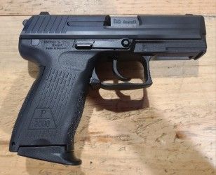 *USED* H&amp;K P2000 3.5" 10RD 9MM PISTOL, BLK, COMES W/ 2 MAGS, ORIGINAL CASE