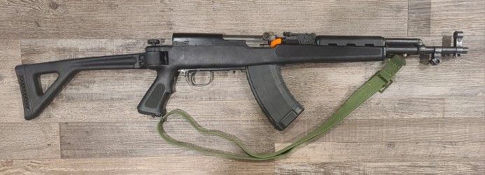 *USED* NORINCO SKS 16.5" 30+1 7.62X39MM RIFLE, BLK, COMES W/ FOLDING STOCK, 2 MAGS, SLING, NO BOX