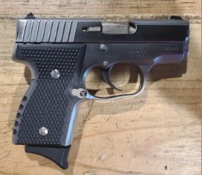 *CONS* KAHR MK9 ELITE 03 2.75" 6+1 SEMI-AUTO 9MM PISTOL, BLK/STNLS, COMES W/ 2 MAGS, ORIGINAL CASE