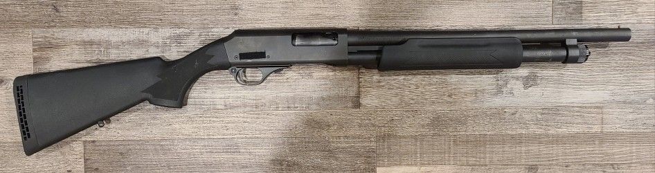 *USED* H&amp;R 1871 PARDNER PUMP 18.5" 5+1 PUMP-ACTION 12GA SHOTGUN, BLK, NO BOX
