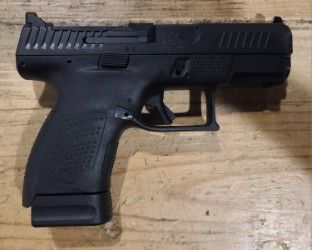 *CONS* CZ P10-S 3.5" 12+1 SEMI-AUTO 9MM PISTOL, BLK,  COMES W/ 2 MAGS, ORIGINAL CASE/ACCYS